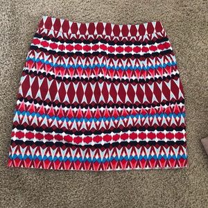 Patterned mini skirt JCrew Factory